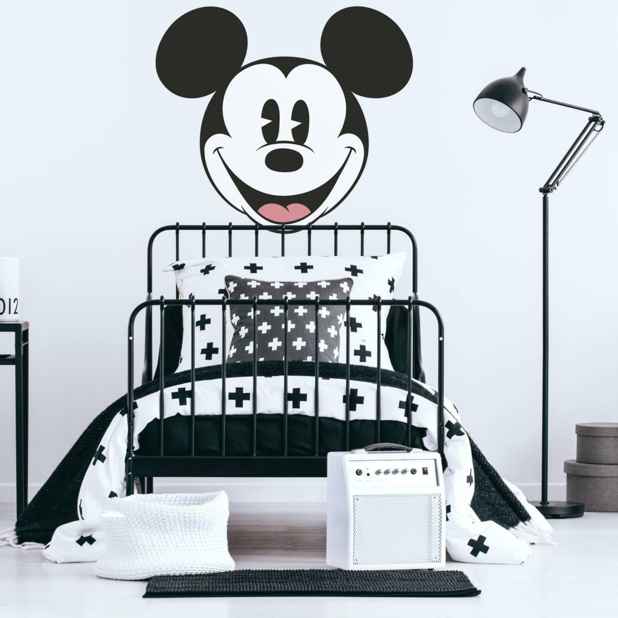 RoomMates Disney Classic XL Mickey Head Peel & Stick Wall Decal